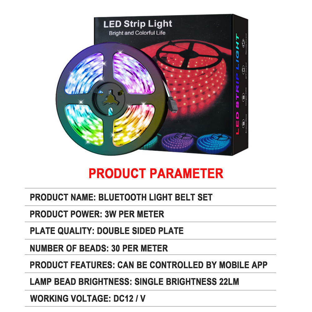 5M 10M RGB LED Strip Lights 5050 SMD Flexible Ribbon Waterproof