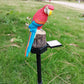 Solar Parrot light LED Outdoor Decor Lamp Parrot Sculpture Stake Lamp