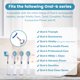 Electric Toothbrush Replacement Heads for Oral-B Sensitive Gum Care Toothbrush