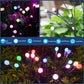 2 Pcs Solar Firefly Lights 7 Colors Variable Swaying Stake Landscape Decor Lamp RGB Light for Yard Patio Pathway Decoration