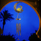 Solar Wind Chime light Moon Fairy Angel Outdoor Decor Hanging Light