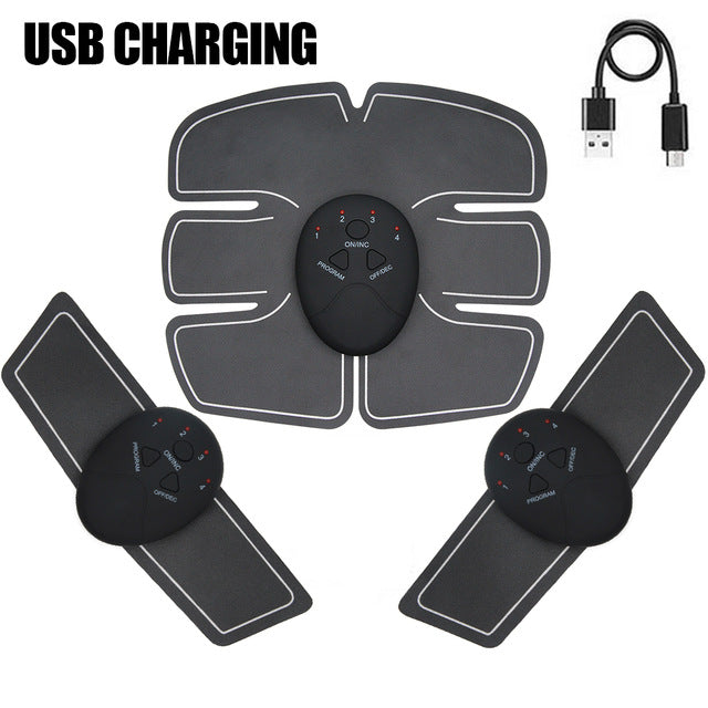 EMS USB Charging Muscle Stimulator Fitness  Buttock Abdominal Trainer