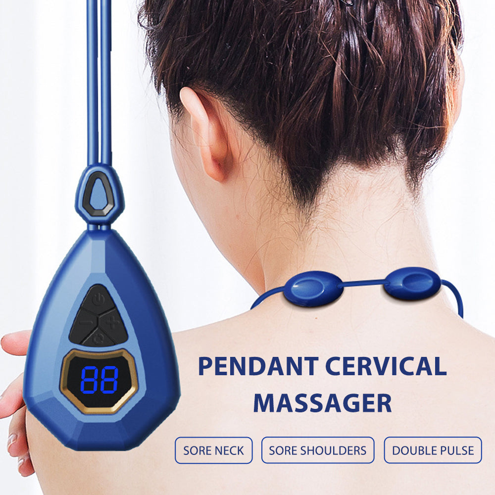 Pendant Neck Massager Mini Intelligent EMS Cervical Spine Massager