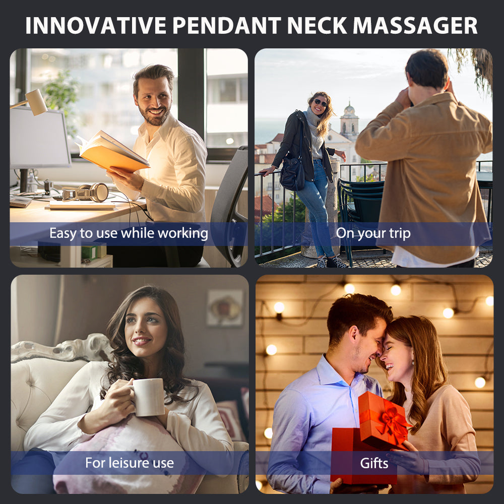 Pendant Neck Massager Mini Intelligent EMS Cervical Spine Massage