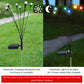 2 Pcs Solar Firefly Lights 7 Colors Variable Swaying Stake Landscape Decor Lamp RGB Light for Yard Patio Pathway Decoration