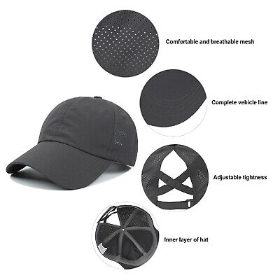 Mesh Baseball Cap for Men Women Summer Trucker Breathable Baseball Hats Sun Hat Outdoor Sports Running Hat