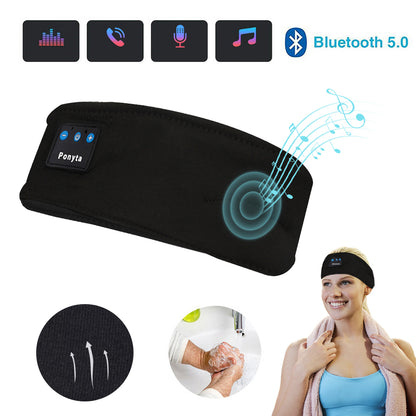 Wireless Bluetooth Sleeping Headphones Sports Headband Eye Mask